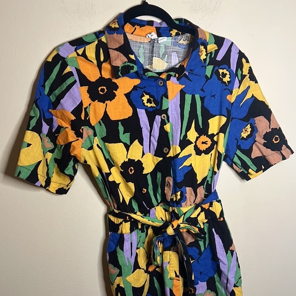 Roxy Real Yesterday Floral Printed Romper - Picture 4 of 9